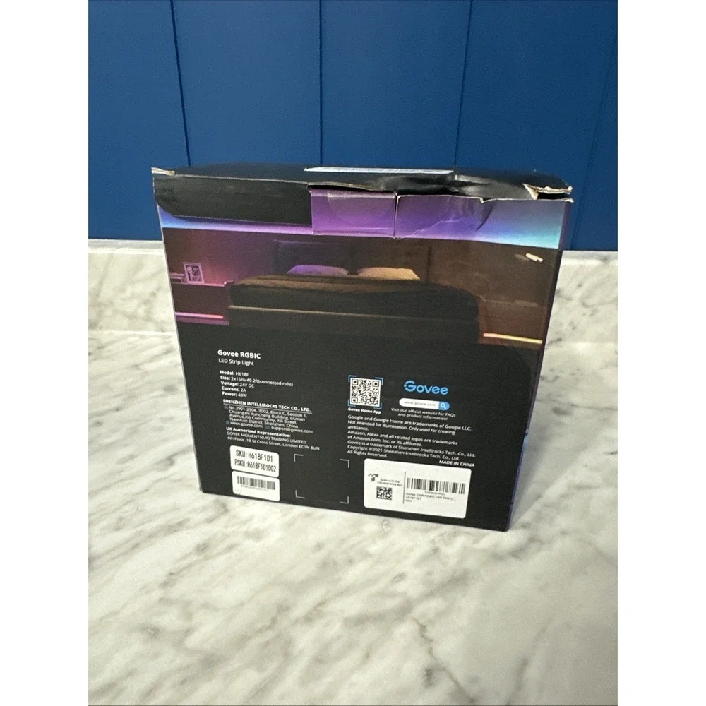 Govee‎ 100ft RGBIC LED Strip Lights, Smart LED Lights Work with Alexa and Google